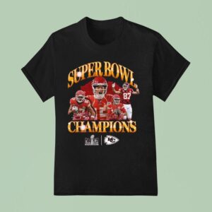 Patrick Mahomes And Travis Kelce Kansas City Chiefs Super Bowl Lviii Champions T Shirt