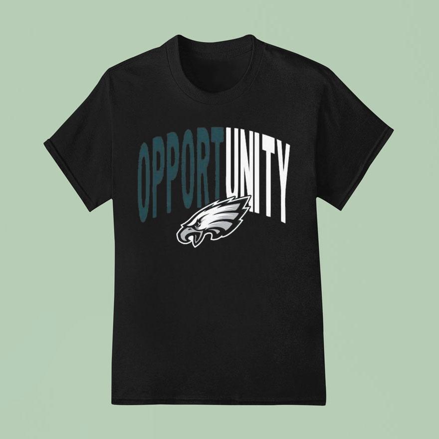 Philadelphia Eagles Inspire Change Opportunity Tri Blend T Shirt