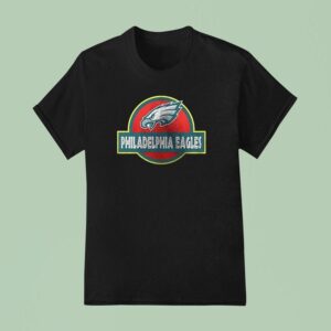 Philadelphia Eagles X Jurassic Park Life Finds A Way T Shirt