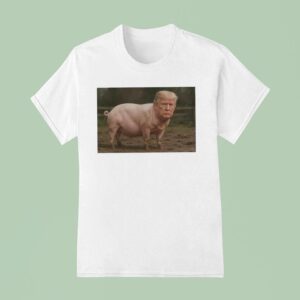 Pig Headed Trump Quiet Piggy T Shirt