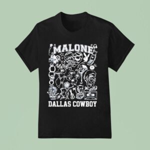 Post Malone Musician And Dallas Cowboys Graphic T Shirt