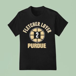 Purdue Basketball Fletcher Loyer Name Number Ball T Shirt