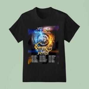 Queensryche Volume And Vengeance Tour For Fall Of Cities List For November To December T Shirt