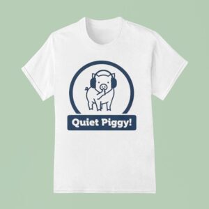 Quiet Piggy Headphone Trump T Shirt