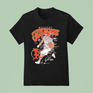Quinshon Judkins Cleveland Browns Scribble Signature T Shirt