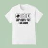 Rock Paper Scissors Let S Settle This Like Adults T Shirt