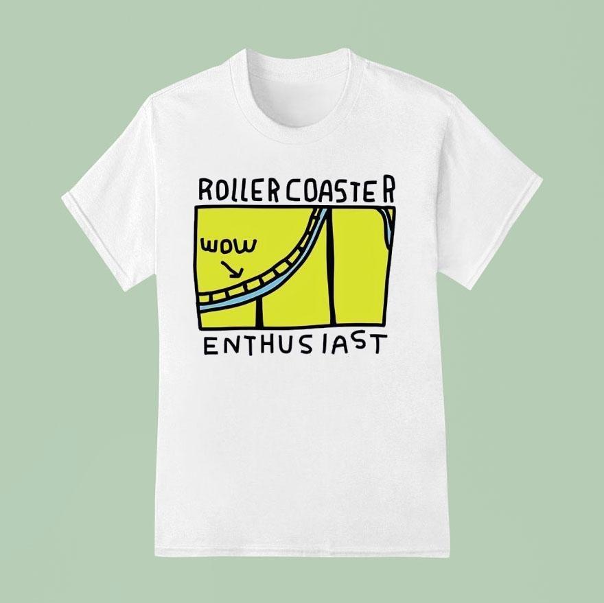 Roller Coaster Enthusias T Shirt