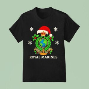 Royal Marines Christmas Per Mare Terram T Shirt