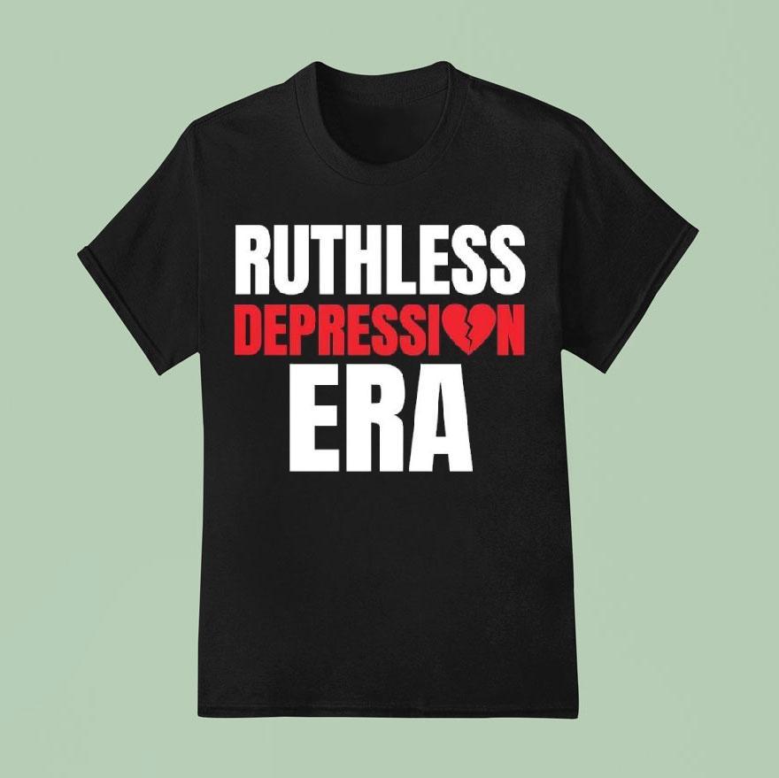 Ruthless Depression Era Broken Hear T Shirt