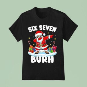 Santa Claus Posing Dab Six Seveb Brunh Christmas Funny T Shirt
