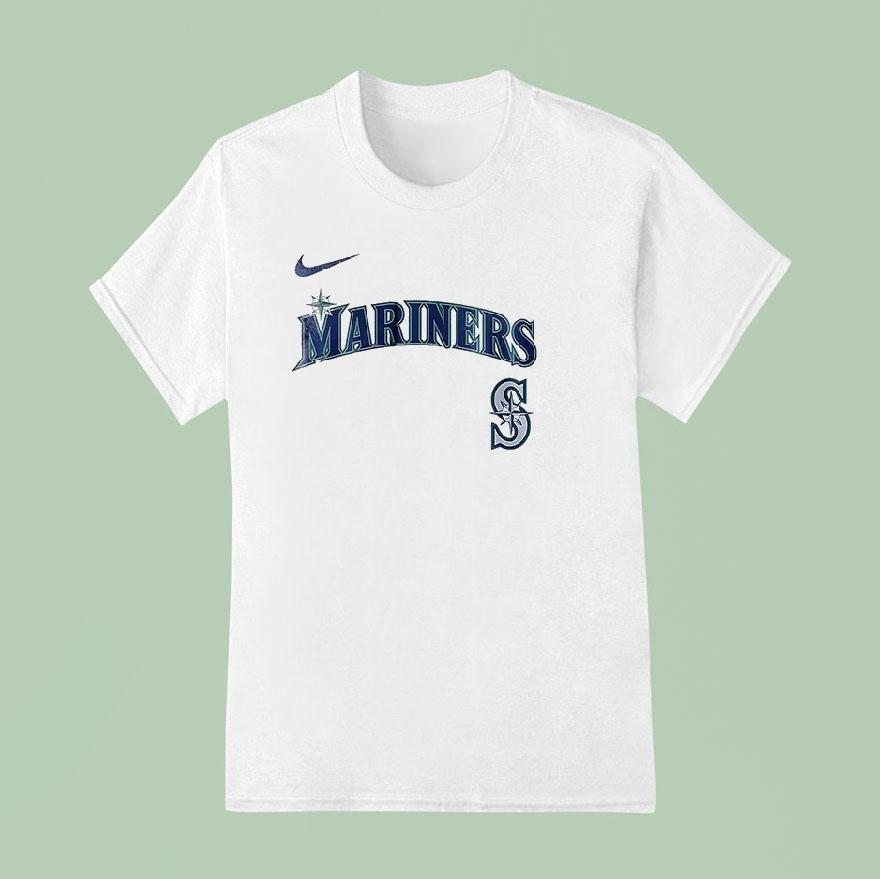 Seattle Mariners Seasons Celebration Est Logo T Shirt