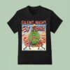 Silent Night Fight Christmas Cartoon T Shirt