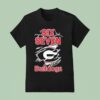 Six Seven Georgia Bulldogs Logo Lightning T Shirt