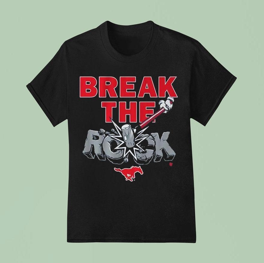 Smu Football Break The Rock T Shirt