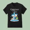 Snoopy And Charlie Brown The Peanuts X Los Angeles Chargers Merry Christmas Begins With Chris T Shirt