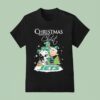 Snoopy And Charlie Brown The Peanuts X New York Jets Merry Christmas Begins With Chris T Shirt