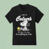 Snoopy And Woodstock I Work At Culver S It S Fine I M Fine Everything Is Fine T Shirt