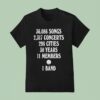 Songs Concerts Cities Years Members Grateful Dead Logo T Shirt