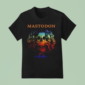 Split Zeus Mastodon Skull T Shirt