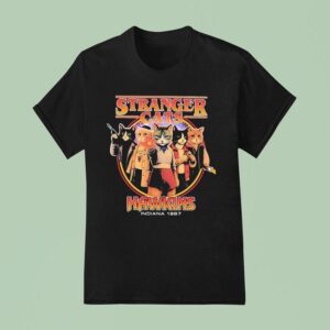 Stranger Cats Hawkins Indiana T Shirt