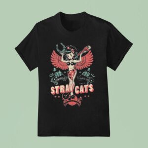 Stray Cats Th Anniversary World Tour Pinup Angel T Shirt