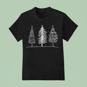 Subtle Fuck Trump Doodle Christmas Tree T Shirt