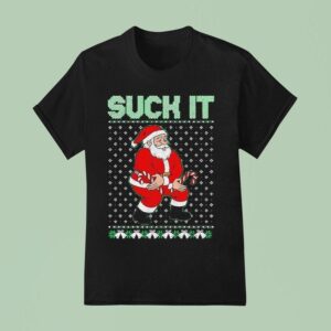 Suck It Santa Ugly Christmas T Shirt