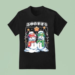 Super Mario Luigi Winter Magic Christmas Snowman T Shirt
