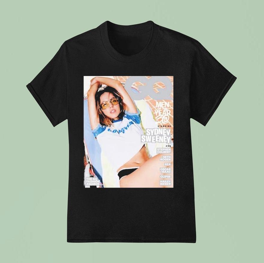 Sydney Sweeney Men Of The Year The Gq Fashion Awards T Shirt