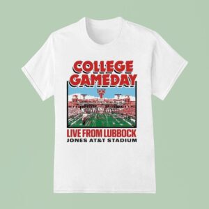 Texas Tech Red Raiders College Gameday Live From Lubbock T Shirt