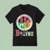 The Boston Sports Red Sox X New England Patriots X Celtics X Bruins Logo T Shirt
