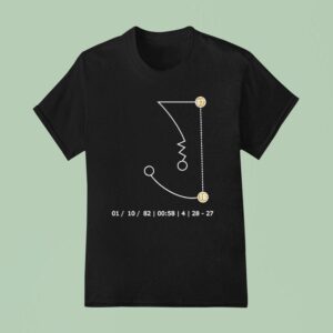 The Catch Joe Montana Dwight Clark Sf Ers T Shirt