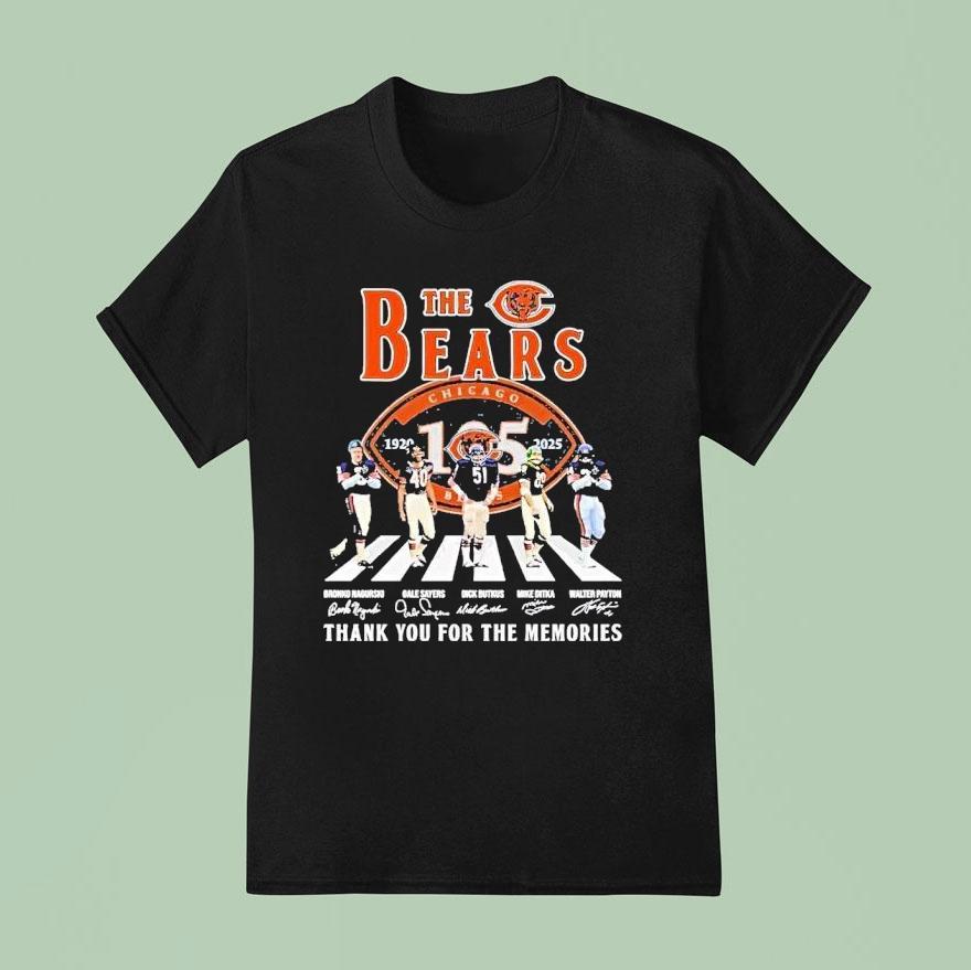 The Chicago Bears Abbey Road T Shirt