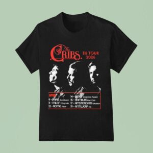 The Cribs Eu New Tour April Tour T Shirt