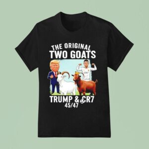 The Original Two Goats Trump Ronaldo Cr T Shirt