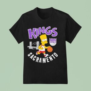 The Simpsons Bart X Sacramento Kings T Shirt
