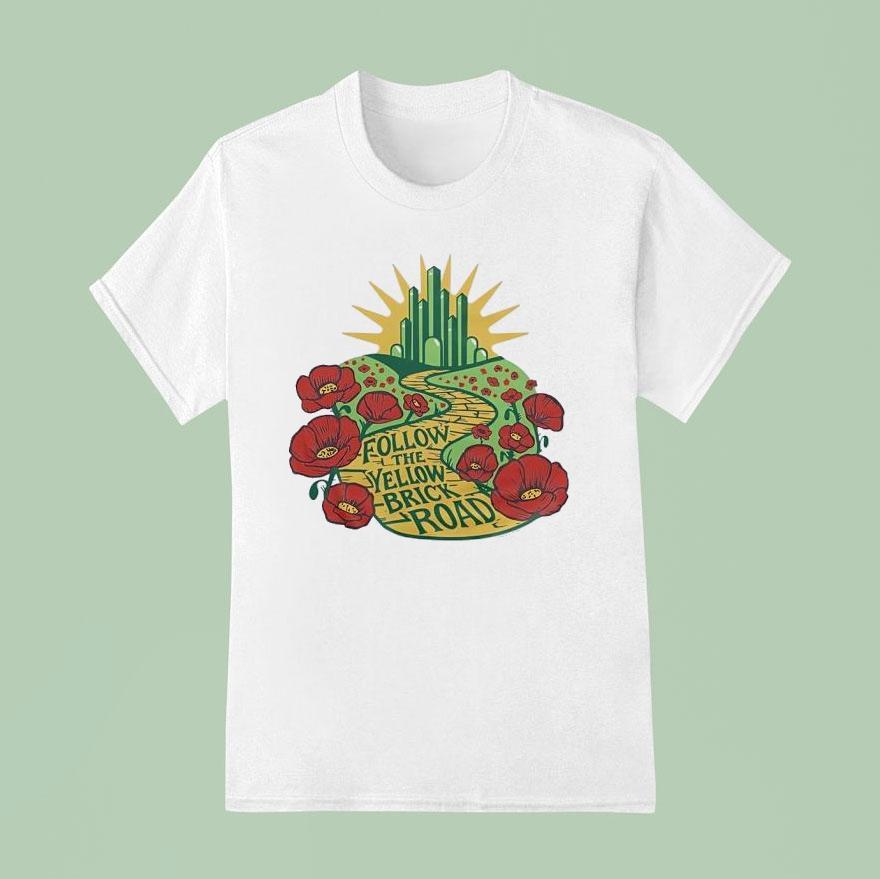 The Wizard Of Oz Follow The Yellow Brick Road T Shirt