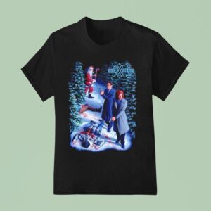 The X Files Psycho Santa T Shirt