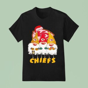 Three Gnomes Christmas Kansas City Chiefs T Shirt