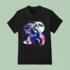 Three Pigeon Retro Moon Graphic T Shirt