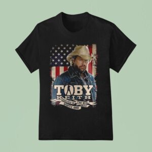 Toby Keith Courtesy Of The Red White And Blue Fans Cowboy T Shirt