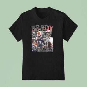 Tom Brady The Greatest Of All Time X Super Bowl Champion Graphic Signature T Shirt