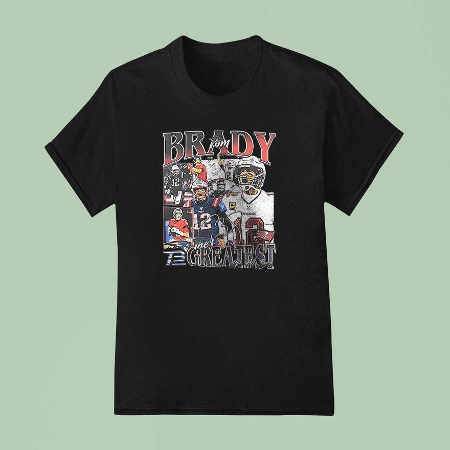 Tom Brady The Greatest Of All Time X Super Bowl Champion Graphic Signature T Shirt