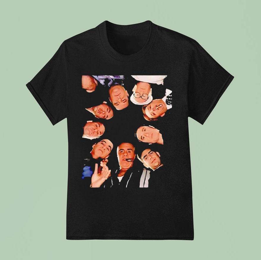 Tony Soprano And Friends The Sopranos Crime Movie T Shirt