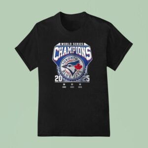 Toronto Blue Jays World Series Champions Name Roster T Shirt