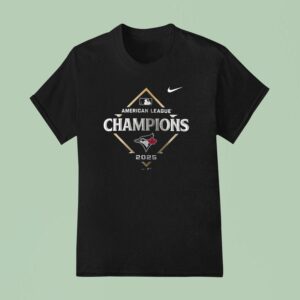 Toronto Blue Jays American League Champions Locker Room Golden Logo T Shirt