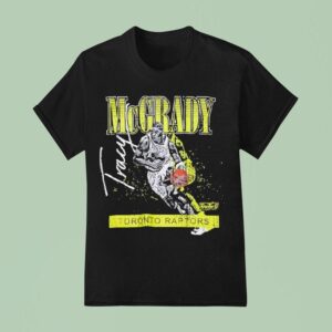 Tracy Mcgrady Toronto Raptors Neon Pop T Shirt