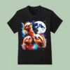 Triple Moon Sloths Graphic T Shirt