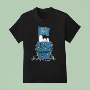 Utah State Aggies Snoopy House Holiday Lights T Shirt