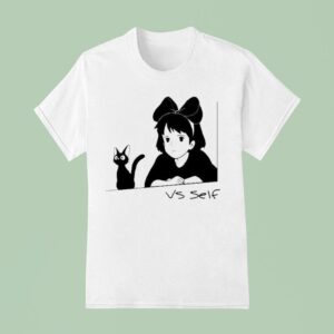 Vs Self Witch Cat Ursula Kiki S Delivery Service T Shirt